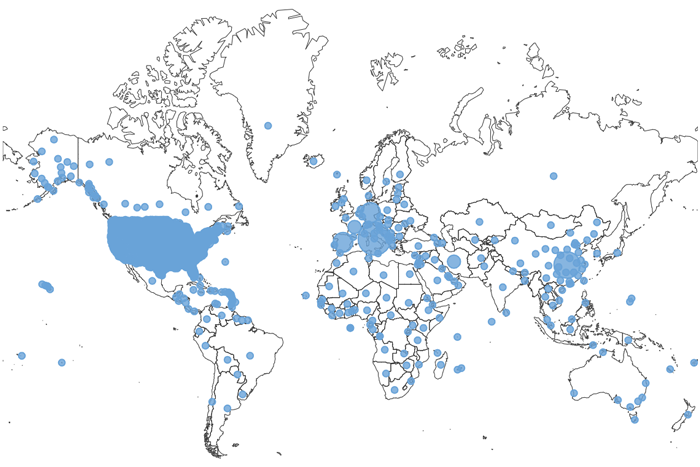 Coronavirus COVID-19 Global Map