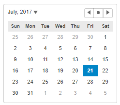 Calendar For Javascript Wijmo